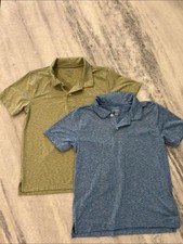 Crewcuts Boys Performance Polos sz Medium 7/8...