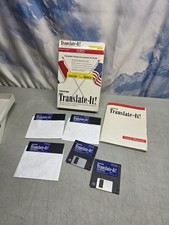 French Translation Software for IBM PC 3.5 Floppy Translate to English Used