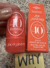 Sol de Janeiro Cheirosa 40 Jelly Perfume Balm .14oz/4g FULL SZ Lasts 10HR BOXED