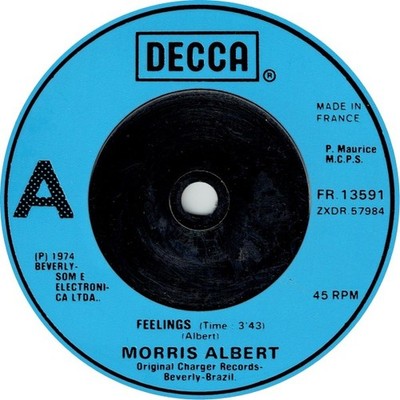 Morris Albert - Feelings (7'', Single, Blu)