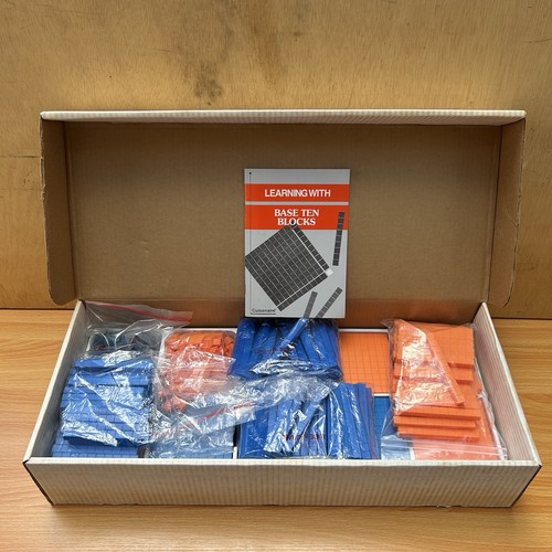 ETA Cuisenaire Math Learning Teaching Box, Blue & Orange, EUC - Picture 2 of 10
