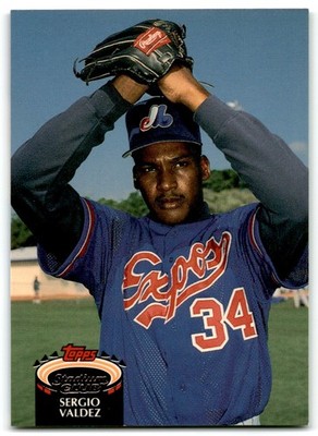 1992 Stadium Club Sergio Valdez Montreal Expos #789