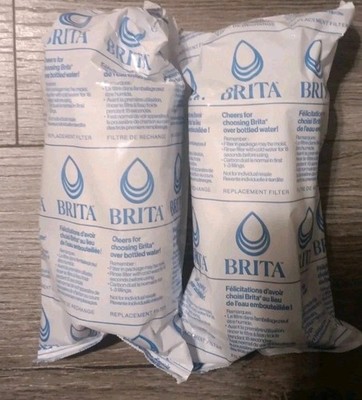 Brita Standard Water Filter Replacements 2 Filters Sealed 