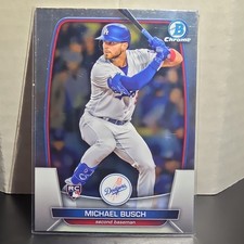Topps 2023 Bowman Chrome Rookie Michael Busch #54 Dodgers Baseball