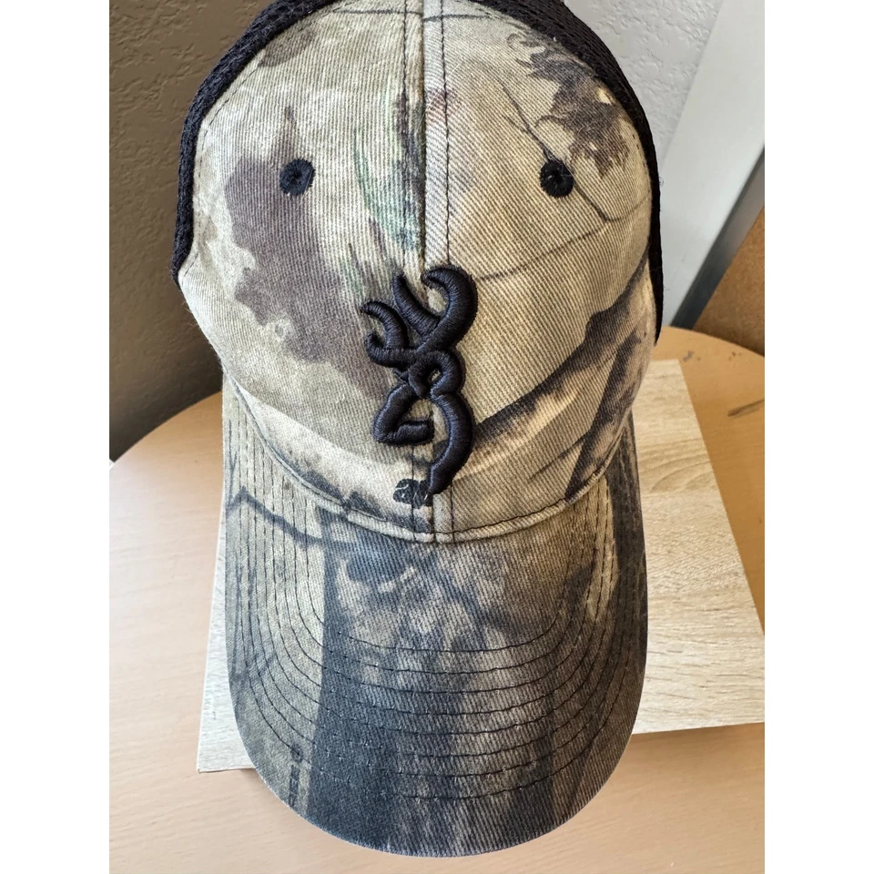 Browning Camo Mesh Trucker Cap - Image 2 of 4