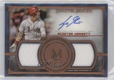 2019 Topps Museum Collection Copper 14/50 Scooter Gennett #SSDA-SG Auto no9
