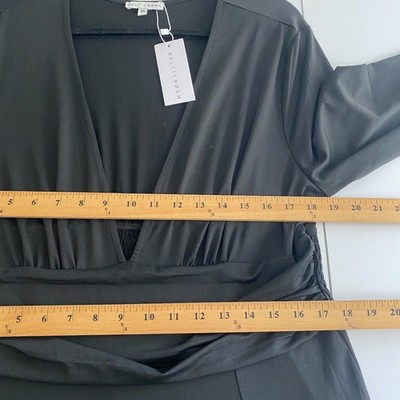 Baltic Born Womens Arianna Maxi Dress 3X Black Stretch Party Witchy Black |  eBay