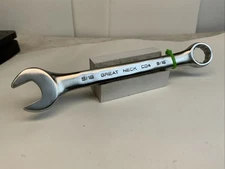 GREAT NECK C04, Polished 12pt Combination Wrench, Made In  China - Green Tag