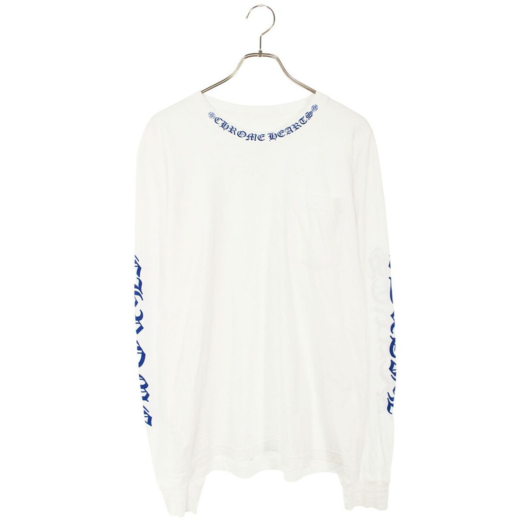 Chrome Hearts CH L S 1 Neck Logo Sleeve Printed Long Top Men's Used db84bddc029f thumbnail 2