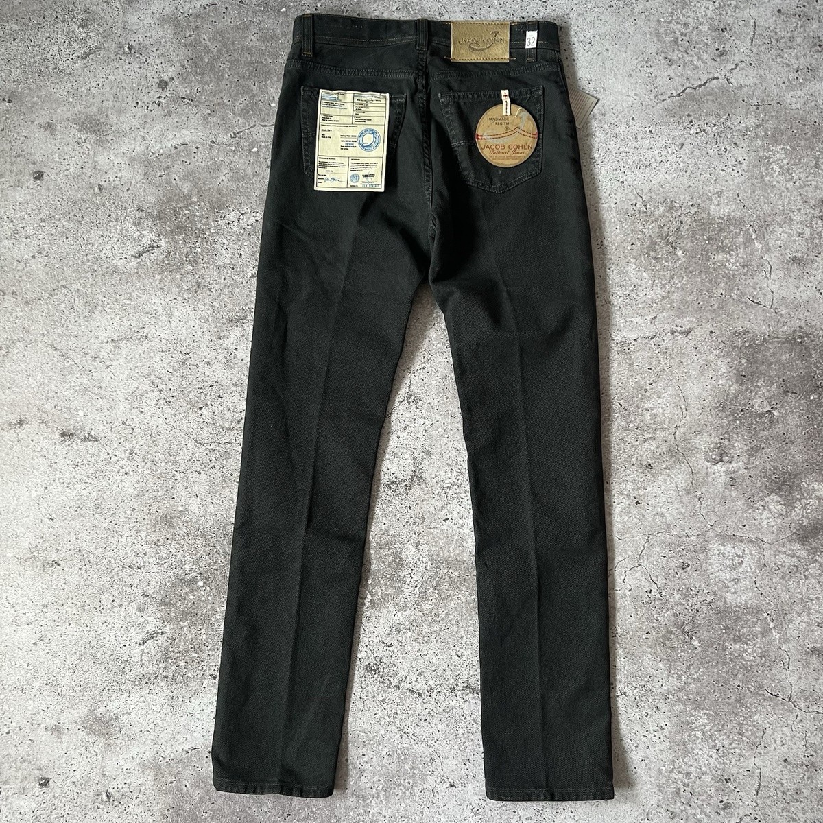 Jacob Cohen Type 610 Limited Luxury Jeans Men's Size 32 Black Grey