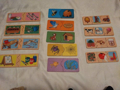 #ad Lakeshore Simple Fun to Know Wood Puzzles Learning Children PreSchool Homeschool $12.99