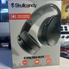 Skullcandy Crusher Evo Wireless Headphones True Black NEW SEALED - Fast Ship