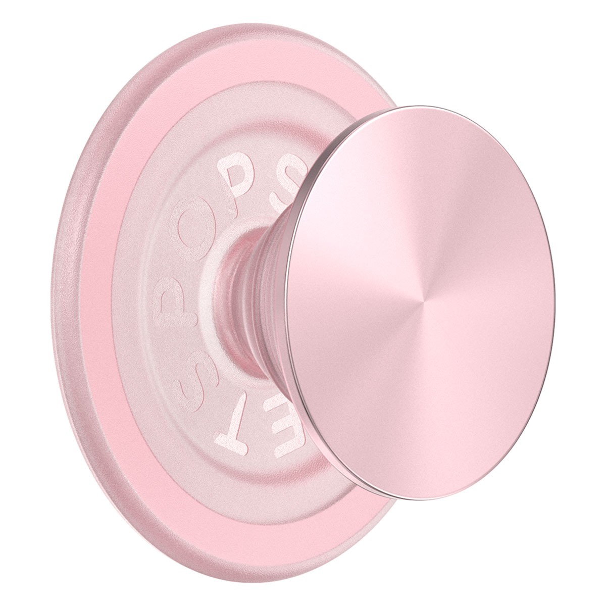 PopGrip support magnetique haut de gamme finition aluminium gris