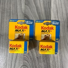 Lot of 2 Kodak Max Versatility 400 Film 36 Exposures Exp 04/2004