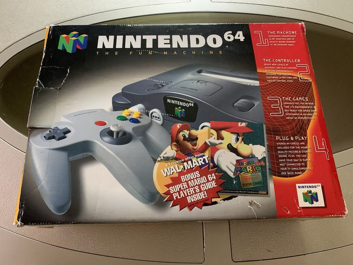 Nintendo 64 Super Mario Walmart Bundle (BOX ONLY) (No Console Or
