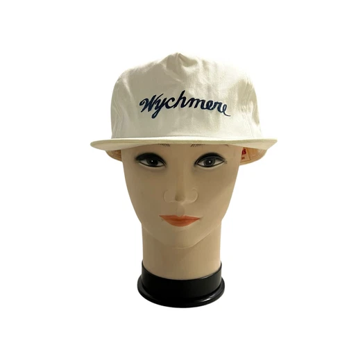 Casquette camion / snapback vintage RARE SUPREME Wychmere années 80 blanc / bleu OS