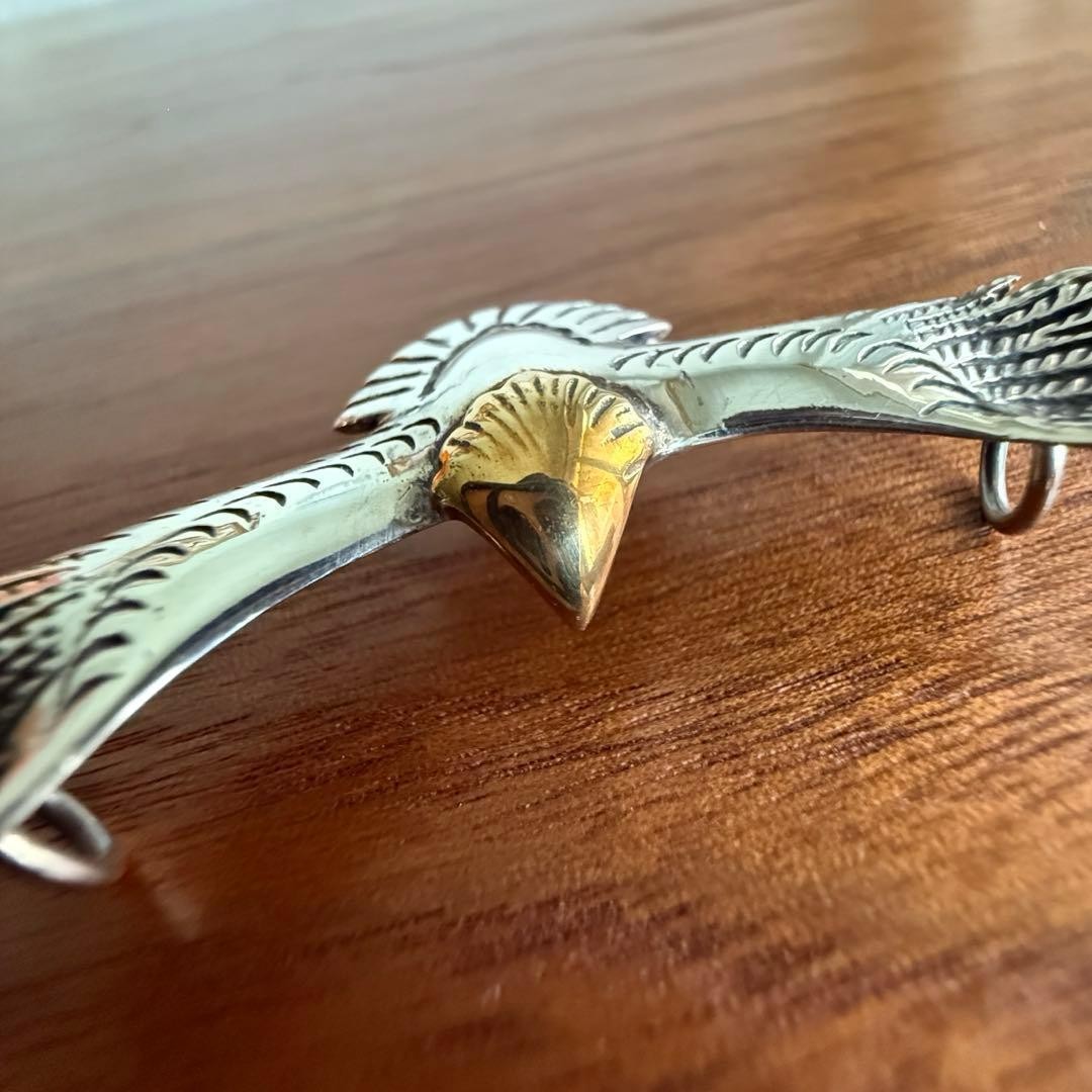 Silver 925 Native Eagle Pendant Solid New Jewelry… - image 5