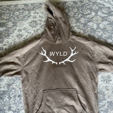 WYLD Men s Beige Cotton Pullover Hoodie XL Lo...