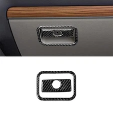 For Toyota Land Cruiser Prado Carbon Fiber Interior Glove Box Handle Cover Trim