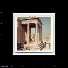 Square Color Photo ANCIENT GREECE COLUMNS 1966 ACROPOLIS