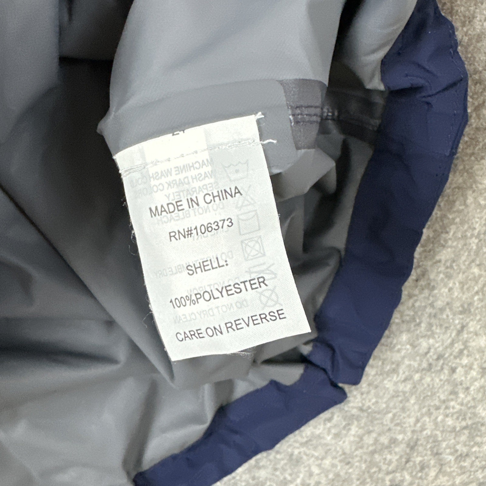 Zero Restriction Jacket M Blue Tour Series Golf 1/4 Zip Windshirt Pullover