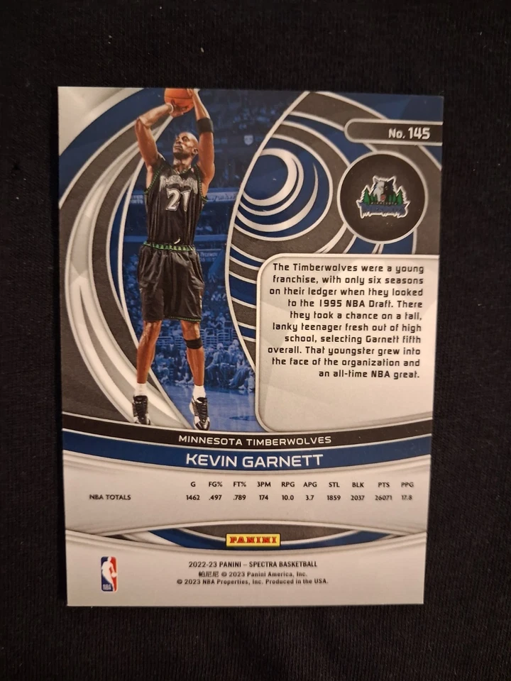 2022-23 SPECTRA - Kevin Garnett - Minnesota Timberwolves - Bild 2 von 2