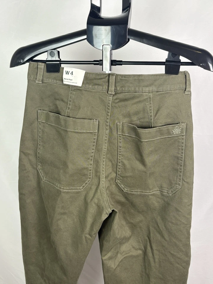 Pantalones de barril para mujer Alpine Design talla 4 vintage oliva nuevos (artículo 304) Foto 2 de 4