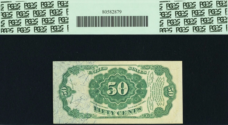 FR 1381 - 50c FIFTH ISSUE FRACTIONAL - BOB HOPE NOTE - PCGS 66 PPQ GEM NEW - Image 2 of 4