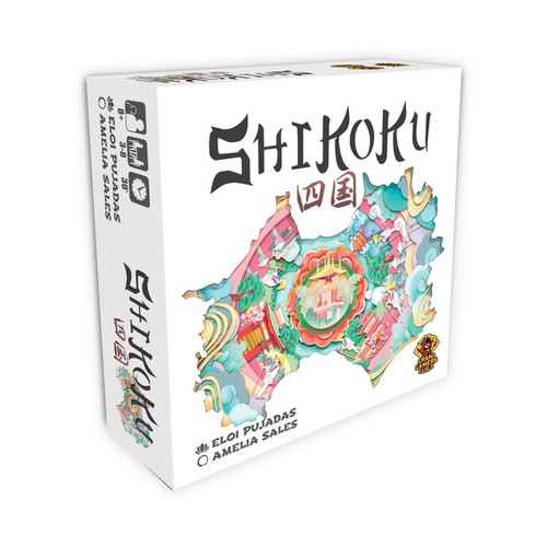 Grand Gamers Board Game Shikoku Box VG+/EX