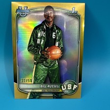 Topps Bill Russell Basketball Serial Numbered Sports Trading Cards