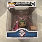 Funko Pop! 6" Deluxe Demon Slayer Nezuko Kamado in Web #1418 Glow Box Lunch Ex