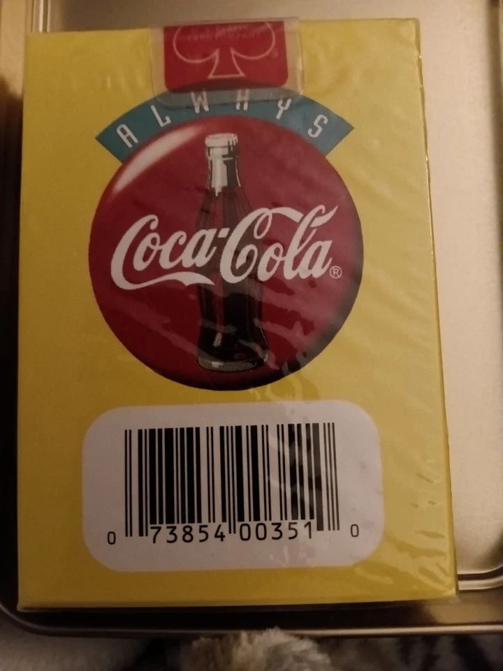 VTG 1990s Coca-Cola Playing Cards Always Coca-Cola Unopened  - Image 2 of 2