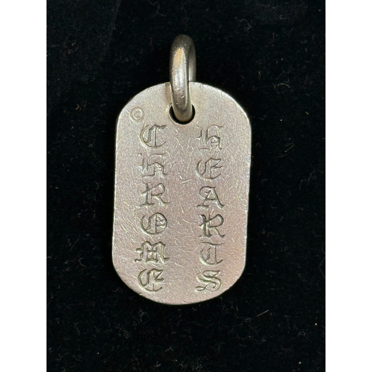 Chrome Hearts Cemetery Cross Dog Tag Pendant | eBay