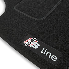 Tapis de Sol pour Audi A3 S3 RS3 8L Logo SLine Brodé Voiture Velours 1996-2003