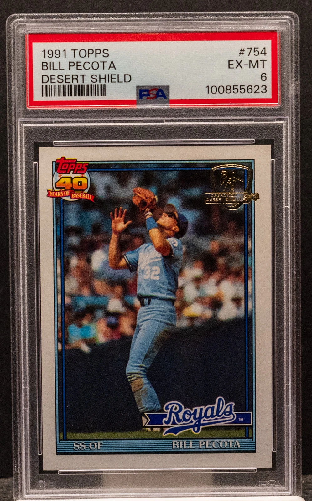 Bill Pecota trading card