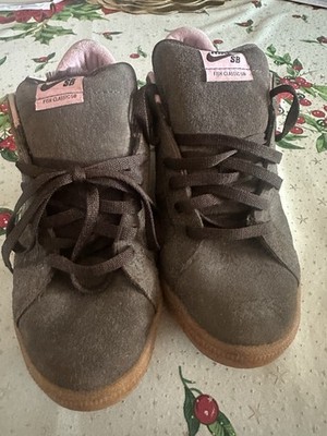 Nike Air Classic SB Jeremy Fish Size 11 Skate Bag Brown/Pink Gold