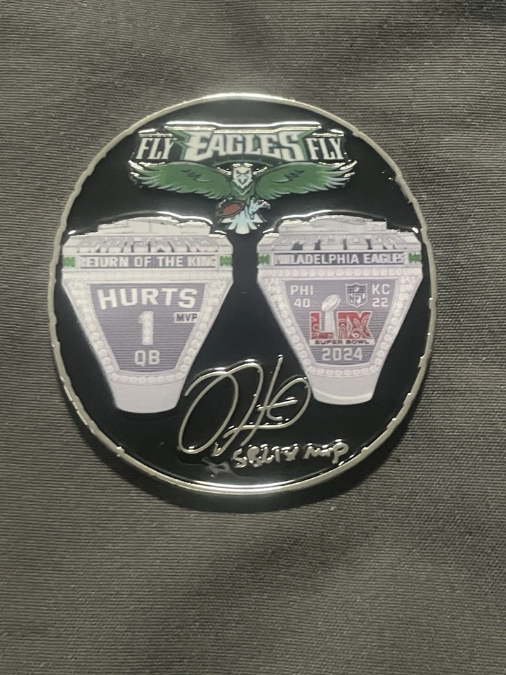 Phili Eagles Super Bowl Coin - Image 2 of 2