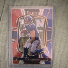 Panini 2025 Select Cam Skattebo Rookie Premier Level Prizm #195 Giants NFL