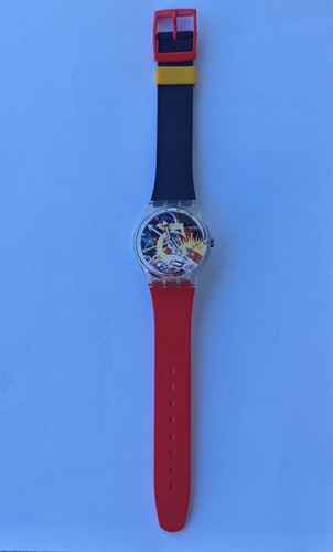 SWATCH SPECIAL RORRIM 5 by TADANOORI YOKO - GZ107 - 1988 - NEW - clear case - Picture 7 of 10