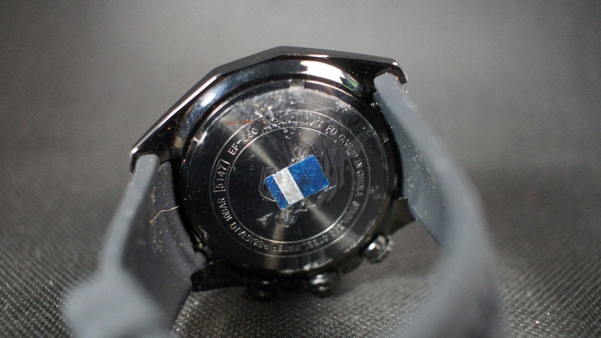 CASIO　EDIFICE 5142*JA Casio Edifice EF550 5147 Chronograph Quartz Watch Black NEW
