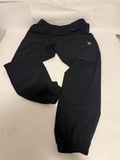 Men  s Hurley Tapered Fit Athletic Stretch Jogger Pant - Black Size Medium 30x32