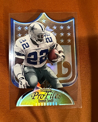 Upper Deck 1997 SP Authentic ProFiles Insert Emmitt Smith Cowboys Die Cut #P-6