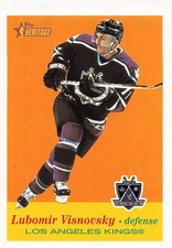LUBOMIR VISNOVSKY 2001-02 TOPPS HERITAGE HOCKEY #109