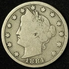 Photo of a 1884-P Liberty Nickel from an eBay sale