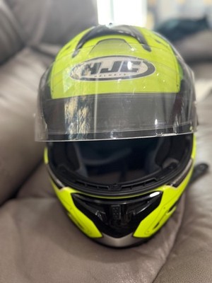 HJC IS-17 Intake Hi-Viz Yellow/Silver metallic size Medium 