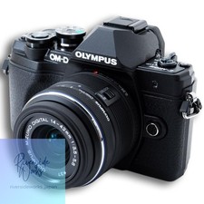 Olympus OM-D E-M10 Mark III Mirrorless Camera Kit Black Wi-Fi with SD Card JP