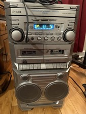 The Singing Machine SMG-301 3 CD Changer Dual Cassette Player Karaoke, Works