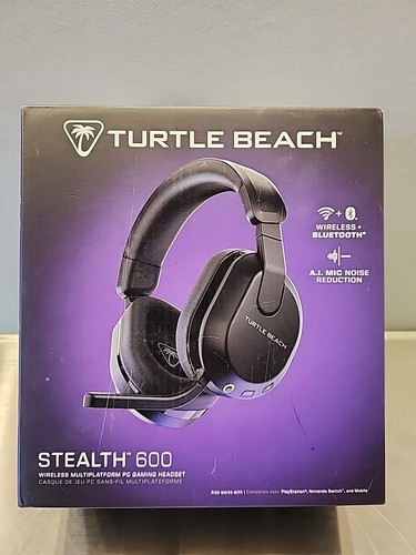 TURTLE BEACH STEALTH 600 WIRELESS Bluetooth MULTI-PLATFORM GAMING HEADSET W/ Mic