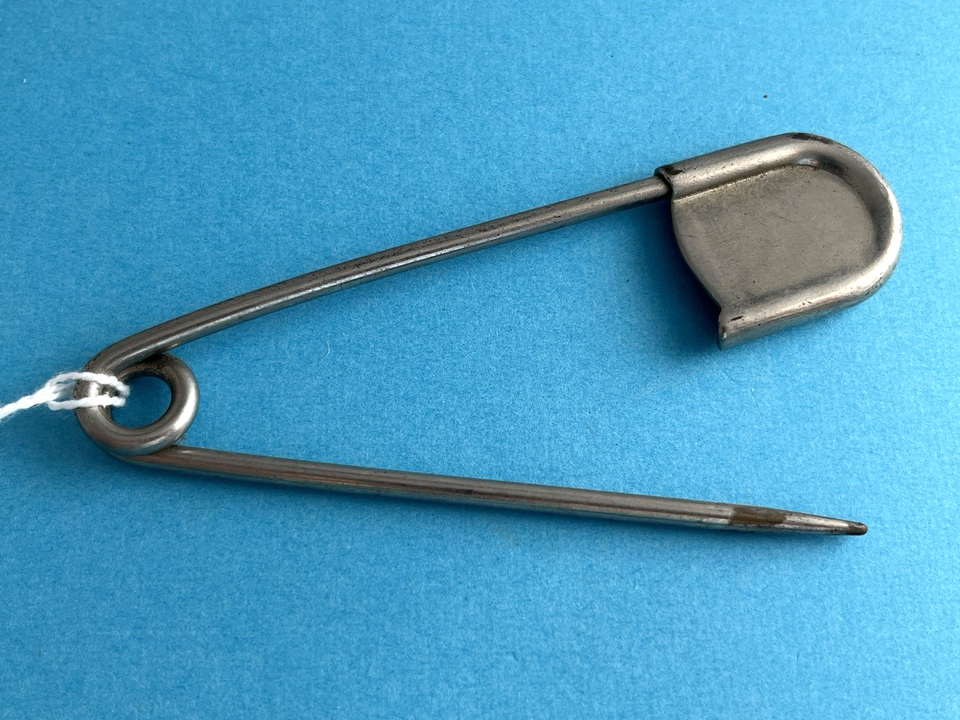 Vtg KEY TAG Stamped Pat. 1991827 Large 4.25