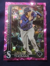 2025 Topps Update Series - Rhylan Thomas #US196 Pink Diamante Foil (RC)